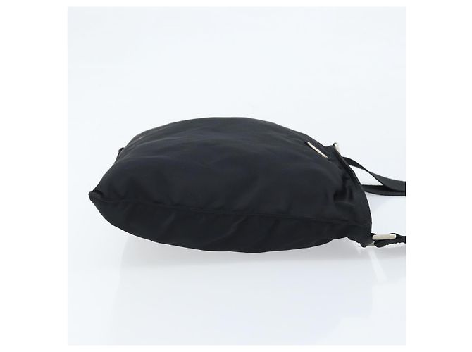 Borsa a Spalla PRADA Nylon Nero Argento Autentica am10675 - vista 3