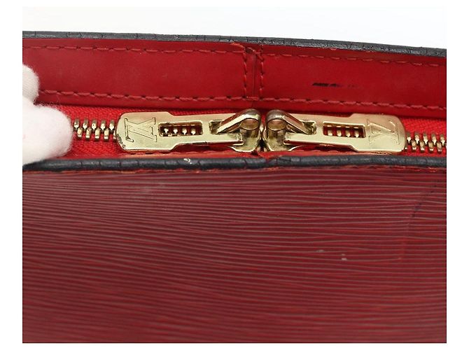 LOUIS VUITTON Borsa a Spalla Epi Lussac Rossa M52287 LV Auth ka2880 Rosso - vista 10