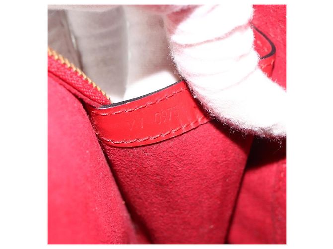 LOUIS VUITTON Borsa a Spalla Epi Lussac Rossa M52287 LV Auth ka2880 Rosso - vista 12