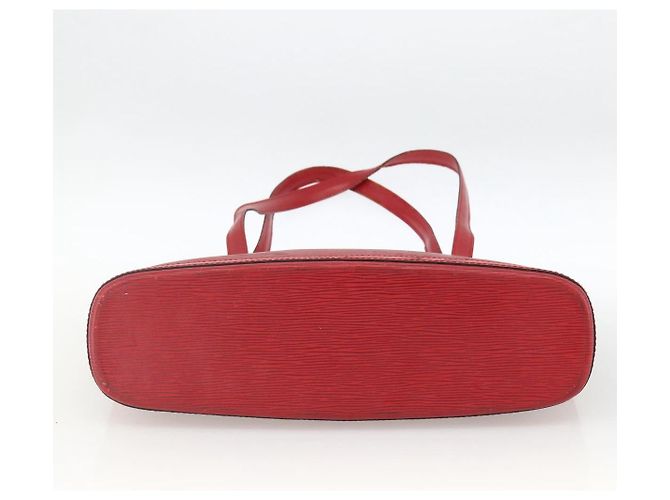 LOUIS VUITTON Borsa a Spalla Epi Lussac Rossa M52287 LV Auth ka2880 Rosso - vista 5