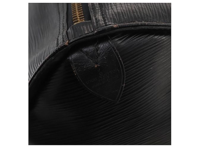 LOUIS VUITTON Epi Keepall 55 Borsa Boston Nera M42952 LV Auth 166220 Nero - vista 18