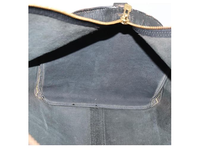 LOUIS VUITTON Epi Keepall 55 Borsa Boston Nera M42952 LV Auth 166220 Nero - vista 19