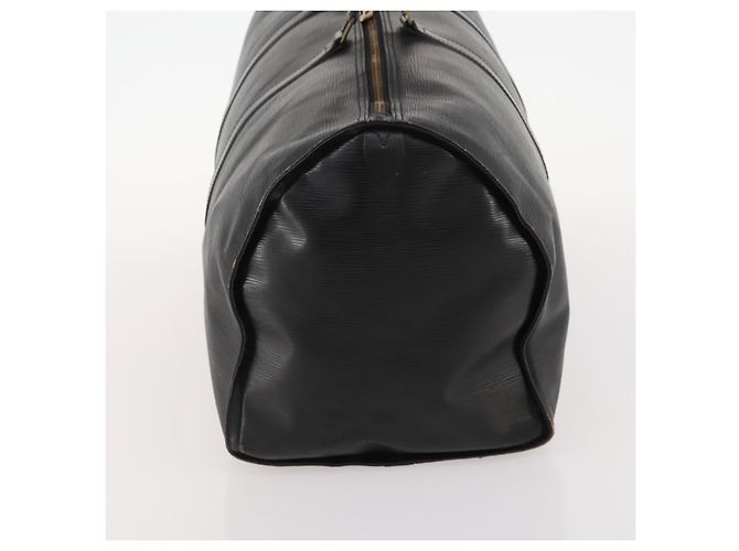 LOUIS VUITTON Epi Keepall 55 Borsa Boston Nera M42952 LV Auth 166220 Nero - vista 4