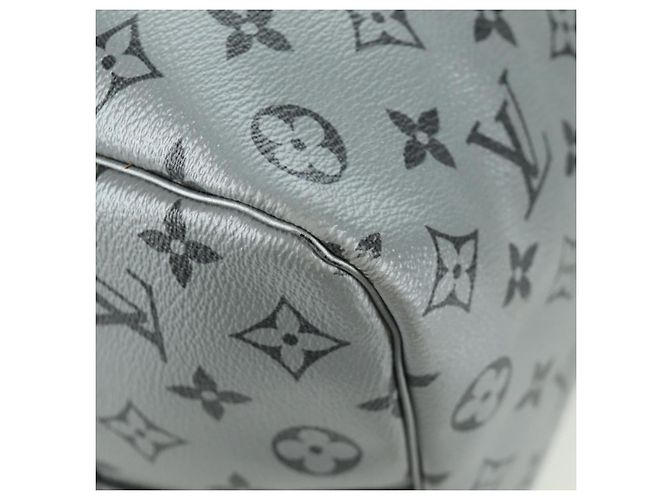 LOUIS VUITTON Borsa Keepall Bandoulière 50 Monogramma Argento M43848 Auth 171441SAM - vista 17
