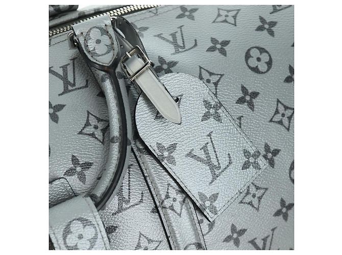 LOUIS VUITTON Borsa Keepall Bandoulière 50 Monogramma Argento M43848 Auth 171441SAM - vista 21