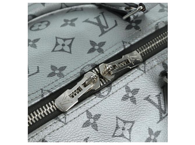 LOUIS VUITTON Borsa Keepall Bandoulière 50 Monogramma Argento M43848 Auth 171441SAM - vista 23