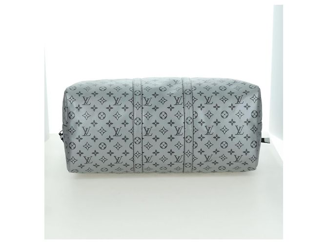 LOUIS VUITTON Borsa Keepall Bandoulière 50 Monogramma Argento M43848 Auth 171441SAM - vista 5