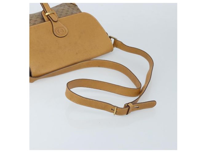 Gucci Bolso de Hombro Micro GG Supreme PVC Beige Oro Auth 173930 Dorado - vista 7