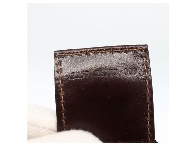 Borsa a Spalla in Tela Zucca FENDI Nera e Marrone Auth ka3016 Nero - vista 12