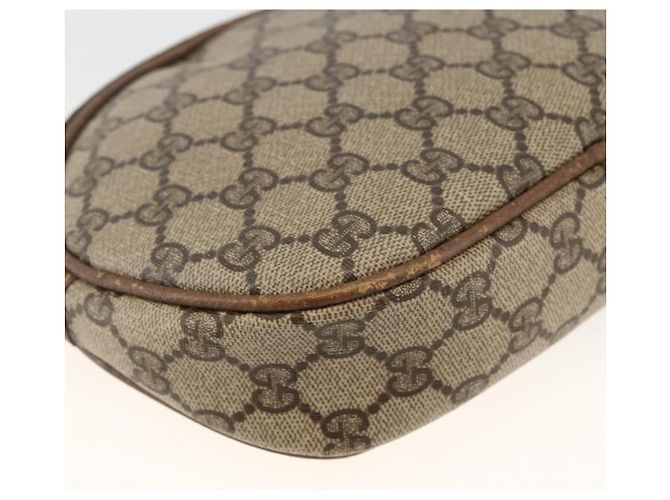 Gucci Borsa a Spalla GG Supreme PVC Beige Oro 007 983 1113 Auth BA11209 D'oro - vista 16