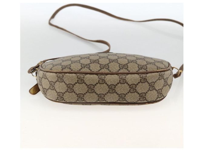 Gucci Borsa a Spalla GG Supreme PVC Beige Oro 007 983 1113 Auth BA11209 D'oro - vista 5