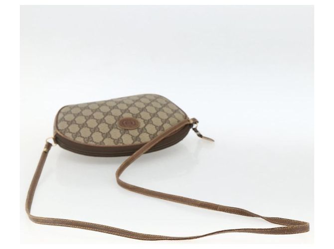 Gucci Borsa a Spalla GG Supreme PVC Beige Oro 007 983 1113 Auth BA11209 D'oro - vista 7