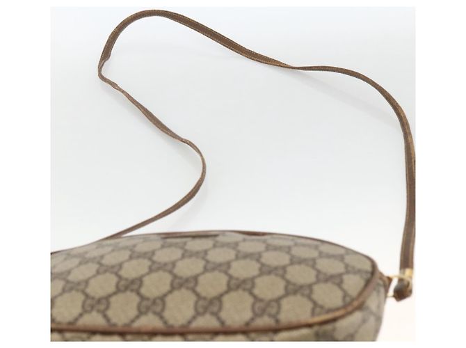 Gucci Borsa a Spalla GG Supreme PVC Beige Oro 007 983 1113 Auth BA11209 D'oro - vista 8