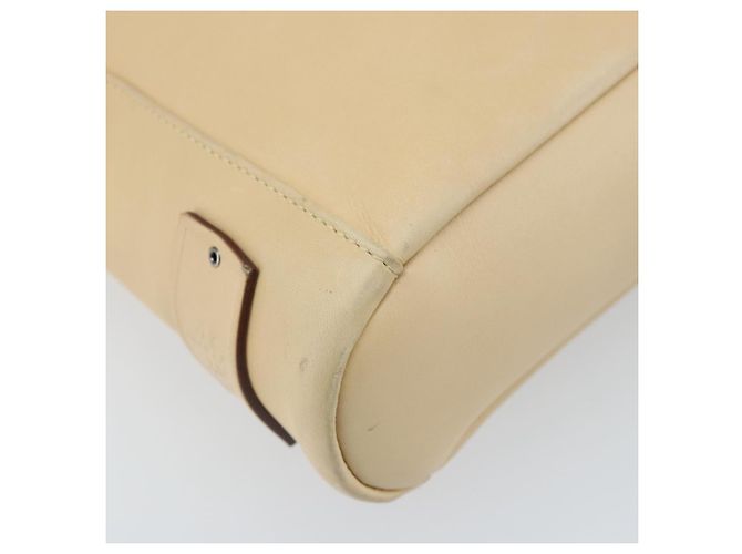 Borsa a Spalla in Pelle Beige Argento GUCCI 91761 Auth 173831 - vista 9