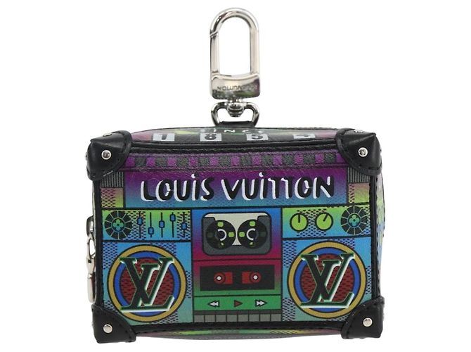 LOUIS VUITTON LV Stereo Bag Charm Pelle Multicolore M02395 LV Auth LNZ1004M - vista 13