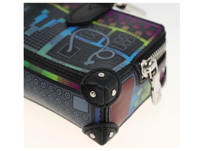 LOUIS VUITTON LV Stereo Bag Charm Pelle Multicolore M02395 LV Auth LNZ1004M - vista 15