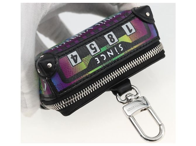 LOUIS VUITTON LV Stereo Bag Charm Pelle Multicolore M02395 LV Auth LNZ1004M - vista 5