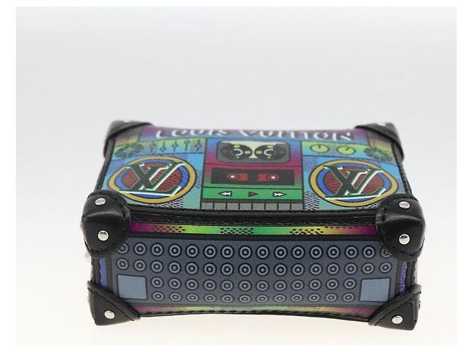 LOUIS VUITTON LV Stereo Bag Charm Pelle Multicolore M02395 LV Auth LNZ1004M - vista 7