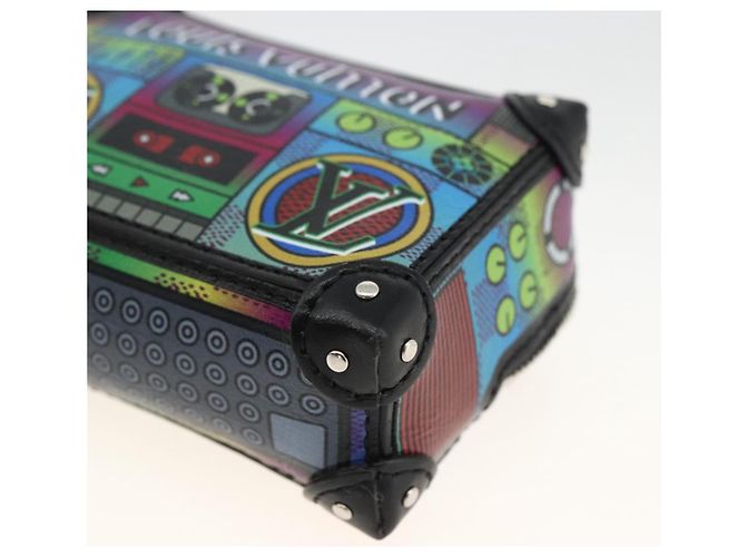 LOUIS VUITTON LV Stereo Bag Charm Pelle Multicolore M02395 LV Auth LNZ1004M - vista 8