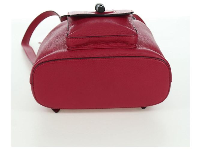 GUCCI Bamboo Backpack Leather Pink Silver 387149 Auth 171479V Silvery - view 5