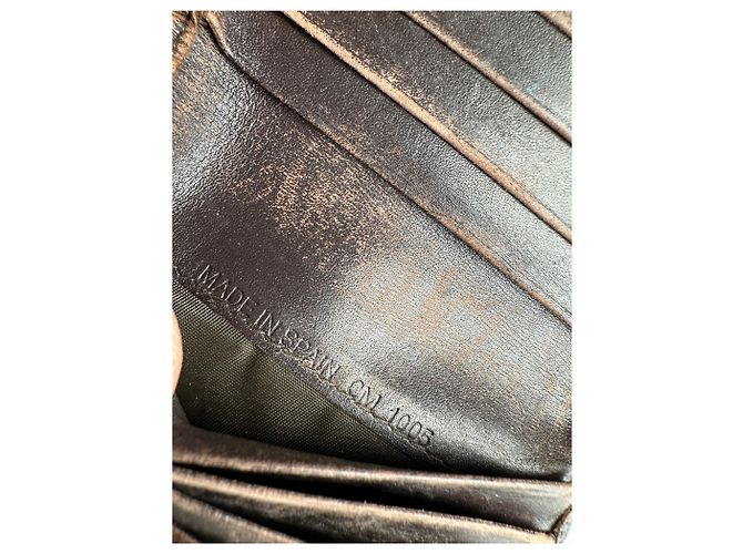 Vintage Dior Oblique Monogram Leather Wallet Brown - view 8