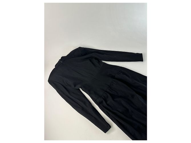 Robe en Laine Vintage Givenchy M Noir - vue 10