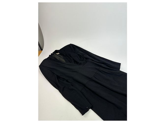 Robe en Laine Vintage Givenchy M Noir - vue 5