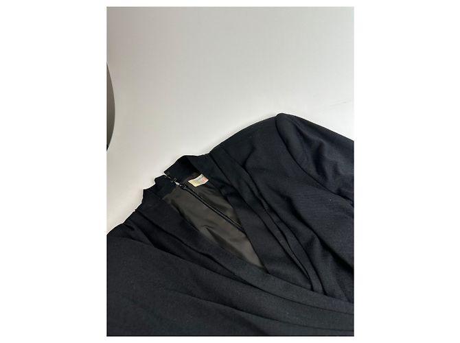 Robe en Laine Vintage Givenchy M Noir - vue 6