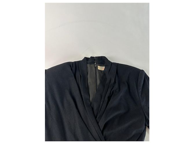 Robe en Laine Vintage Givenchy M Noir - vue 7