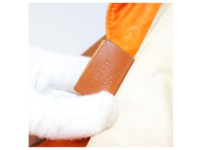 GUCCI GG Canvas Tote Bag Nylon Orange 282439 Auth 173944 - Ansicht 12