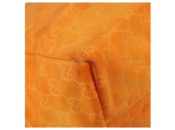 GUCCI GG Canvas Tote Bag Nylon Orange 282439 Auth 173944 - Ansicht 14