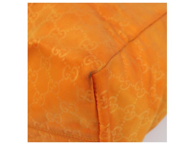 GUCCI GG Canvas Tote Bag Nylon Orange 282439 Auth 173944 - Ansicht 9