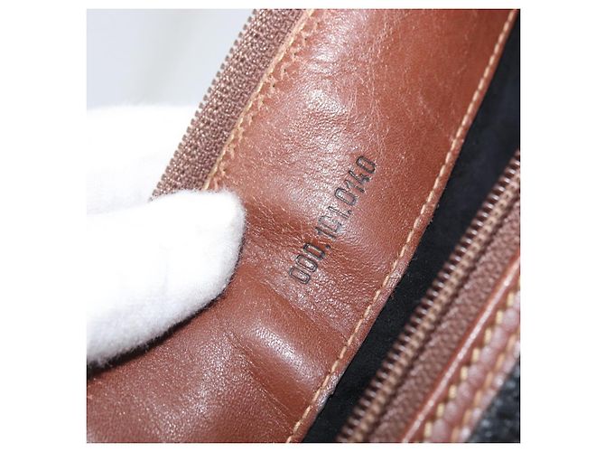Borsa a mano GUCCI in pelle nera e oro 000 101 0140 Auth 173829 Nero D'oro - vista 12