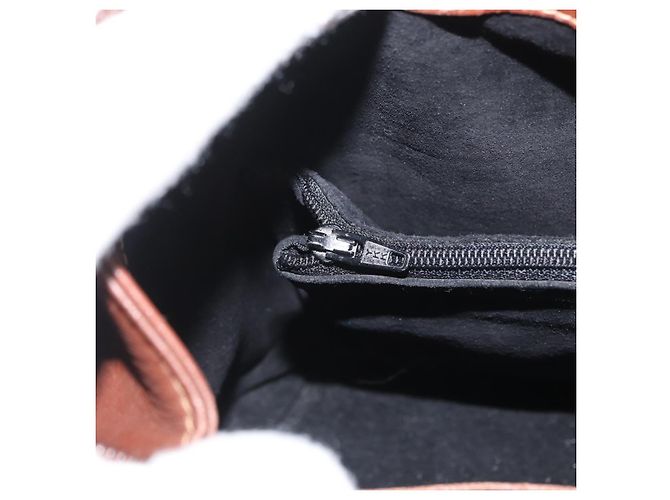 Borsa a mano GUCCI in pelle nera e oro 000 101 0140 Auth 173829 Nero D'oro - vista 24