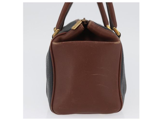 Borsa a mano GUCCI in pelle nera e oro 000 101 0140 Auth 173829 Nero D'oro - vista 4