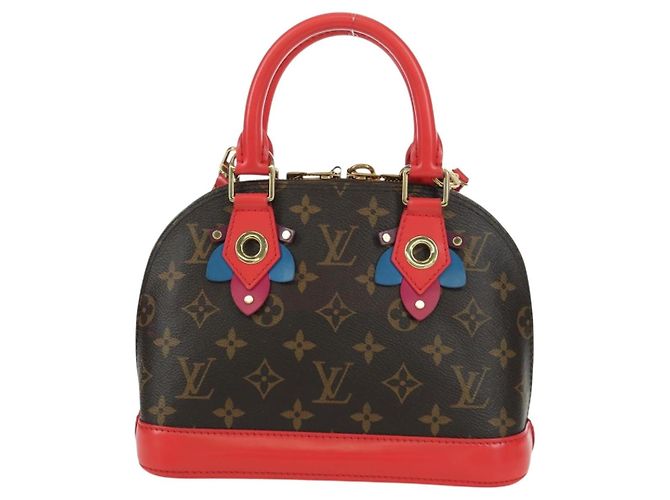 LOUIS VUITTON Borsa a Mano Alma BB Monogram Totem Rossa M41659 LV Auth LNZ513SAM Rosso Monogramma - vista 2