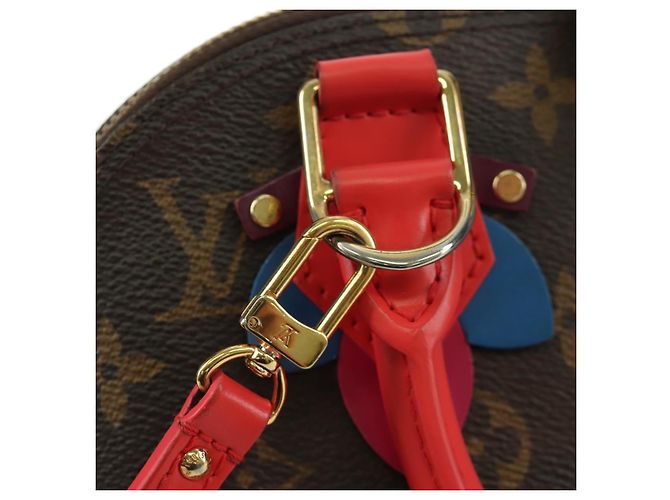 LOUIS VUITTON Borsa a Mano Alma BB Monogram Totem Rossa M41659 LV Auth LNZ513SAM Rosso Monogramma - vista 20