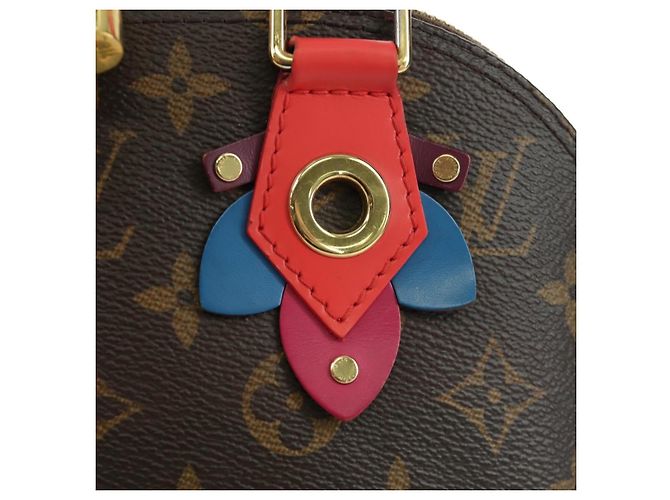 LOUIS VUITTON Borsa a Mano Alma BB Monogram Totem Rossa M41659 LV Auth LNZ513SAM Rosso Monogramma - vista 21