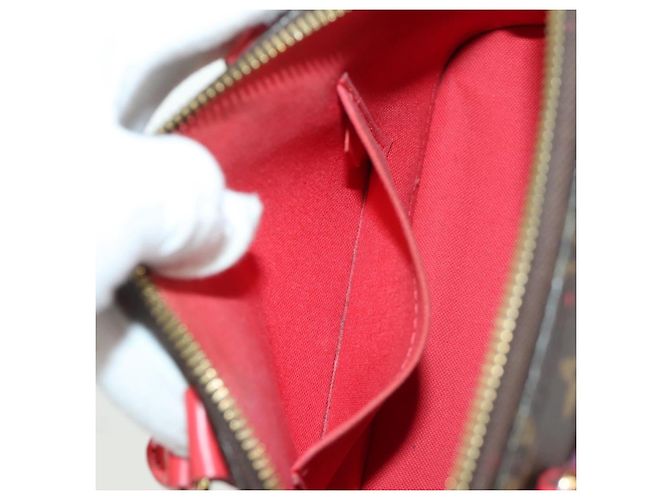LOUIS VUITTON Borsa a Mano Alma BB Monogram Totem Rossa M41659 LV Auth LNZ513SAM Rosso Monogramma - vista 24