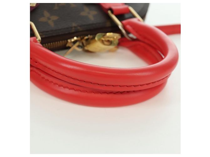 LOUIS VUITTON Borsa a Mano Alma BB Monogram Totem Rossa M41659 LV Auth LNZ513SAM Rosso Monogramma - vista 7