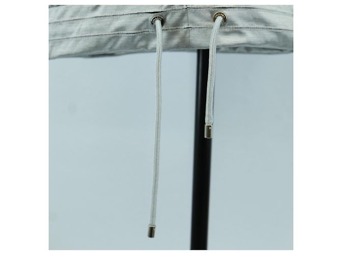 CHANEL CC Tops Rayón Talla 36 Plata CC Auth am10856V - vista 10
