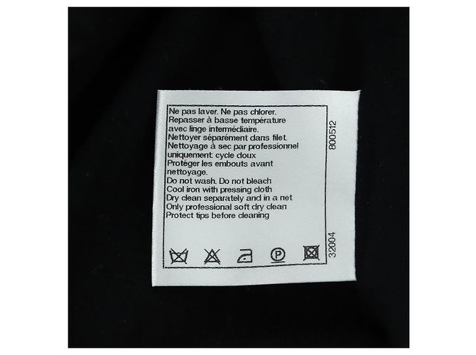 CHANEL CC Tops Rayón Talla 36 Plata CC Auth am10856V - vista 17