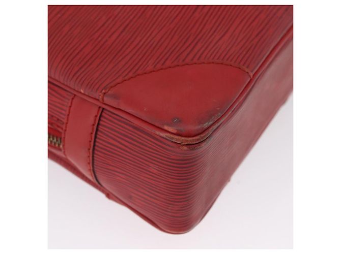LOUIS VUITTON Epi Porte Documents Voyage Business Bag Red M54477 LV Auth LNZ1011 - view 17