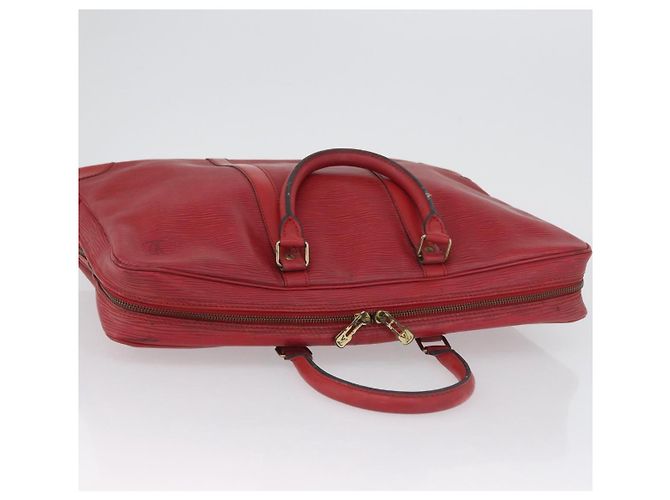 LOUIS VUITTON Epi Porte Documents Voyage Business Bag Red M54477 LV Auth LNZ1011 - view 7