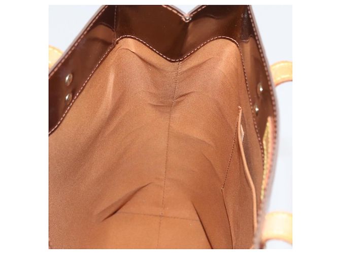 LOUIS VUITTON Monogram Vernis Reade MM Borsa a Mano Bronzo M91143 LV Auth ka3006 - vista 19