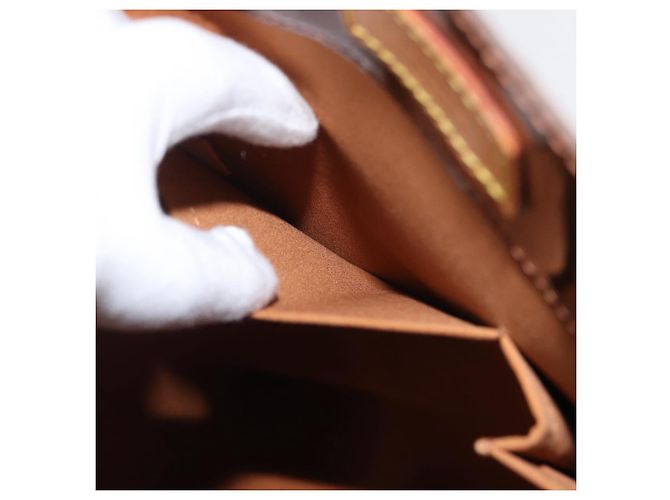LOUIS VUITTON Monogram Vernis Reade MM Borsa a Mano Bronzo M91143 LV Auth ka3006 - vista 20
