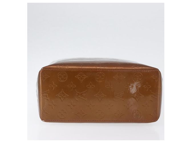 LOUIS VUITTON Monogram Vernis Reade MM Borsa a Mano Bronzo M91143 LV Auth ka3006 - vista 5
