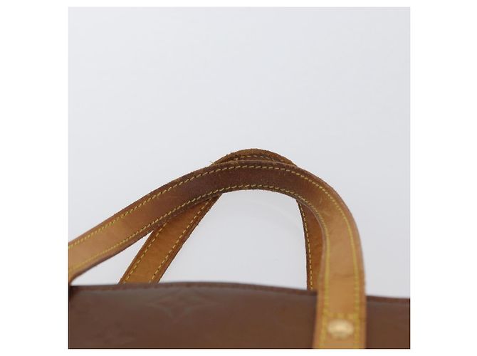 LOUIS VUITTON Monogram Vernis Reade MM Borsa a Mano Bronzo M91143 LV Auth ka3006 - vista 8