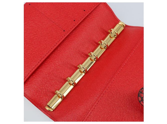 LOUIS VUITTON Yayoi Kusama Agenda PM Day Planner Cover Red R21132 Auth 172444SAV - view 21