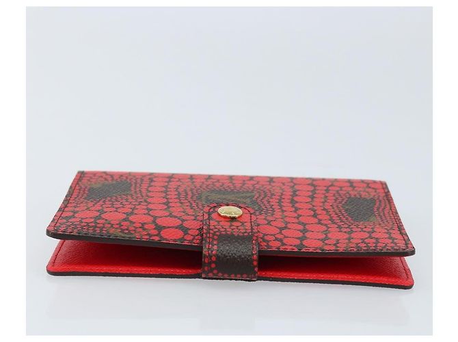 LOUIS VUITTON Yayoi Kusama Agenda PM Day Planner Cover Red R21132 Auth 172444SAV - view 3